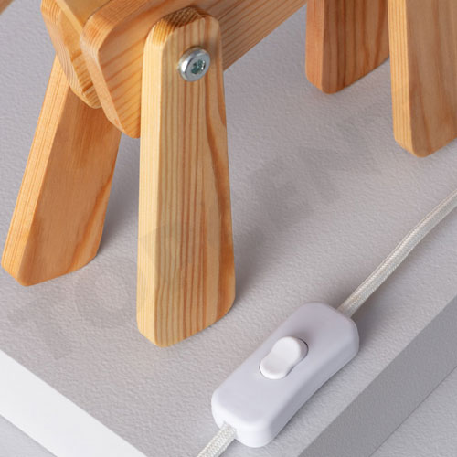 lampe de chevet bois