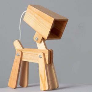 lampe de chevet bois