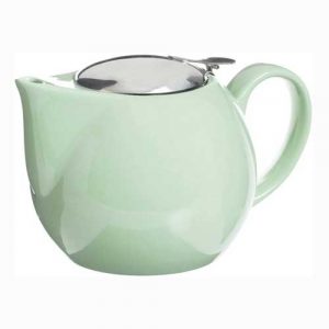 théière en faïence inox