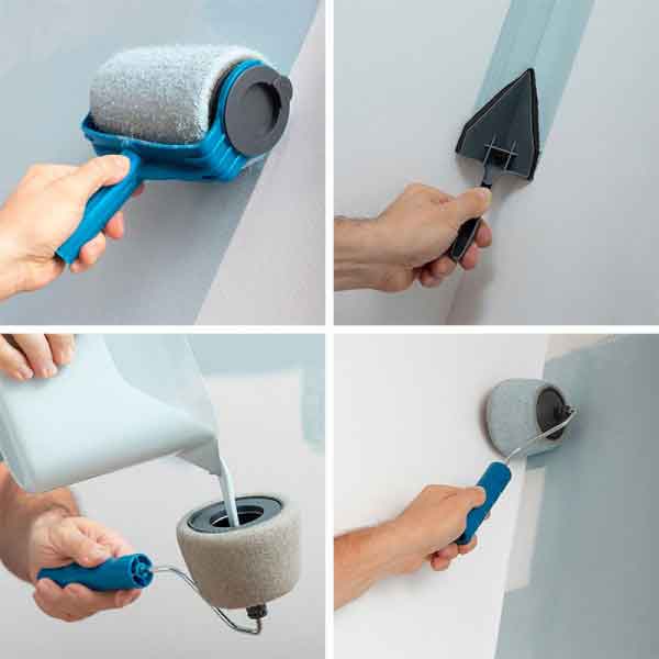 Rouleau de peinture avec réservoir