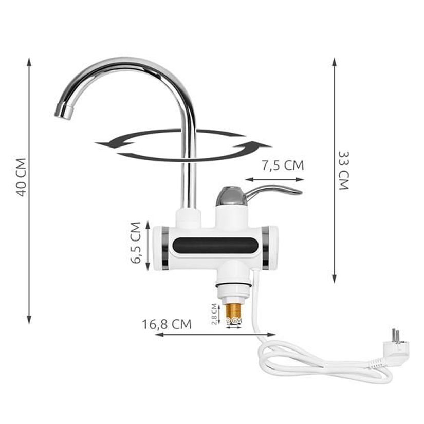 robinet chauffe eau instantané