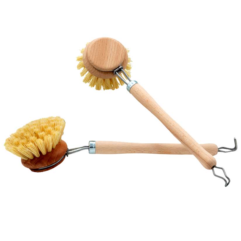 Brosse pour la Vaisselle Écologique - Tête Amovible 100% Végétale