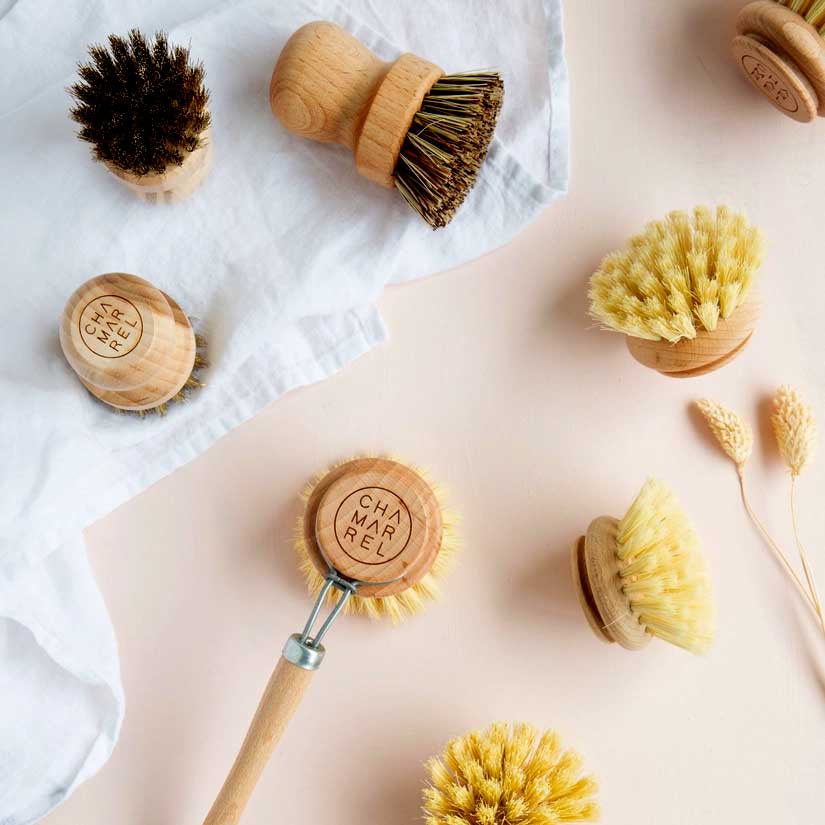 Brosse pour la Vaisselle Écologique - Tête Amovible 100% Végétale – Image 4