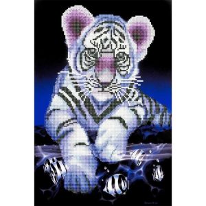 peinture diamant bébé tigre