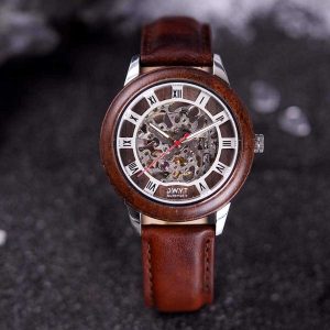 montres en bois homme Montre César marron senois montres en bois homme Montre César marron senois