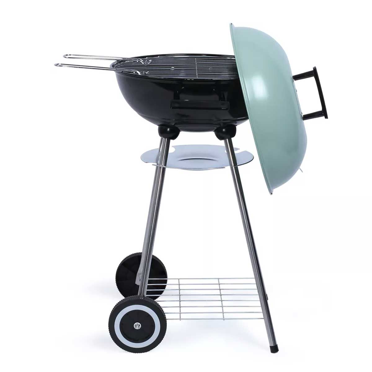 barbecue rond avec couvercle