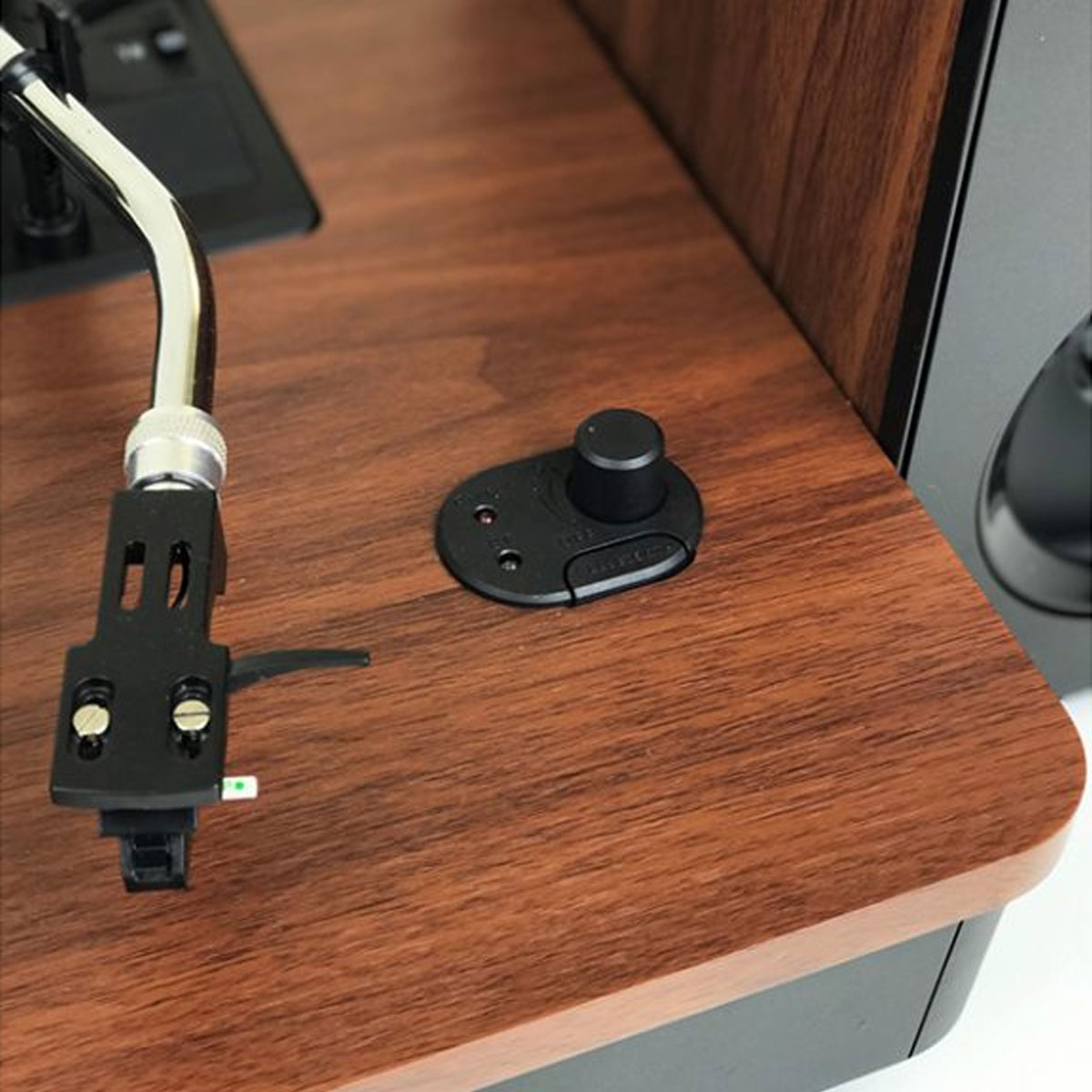 Tourne Disque Vinyle Platine 45 ou 33 Tours en Bois de Teck – Image 6