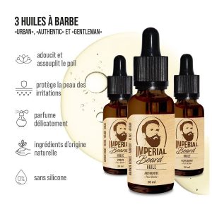 Trousse à Barbe Ultime Kit Complet d’Entretien Soin 3 en 1