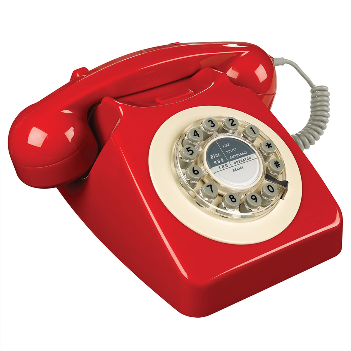 Téléphone rétro Rouge