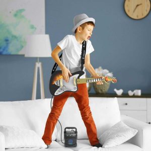 guitare électrique avec ampli