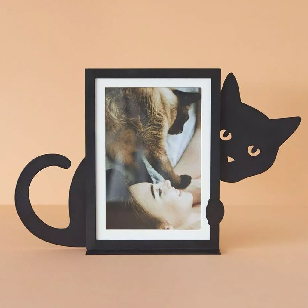 Cadre Photo en Forme de Chat 10x15cm Portrait ou Paysage – Image 2