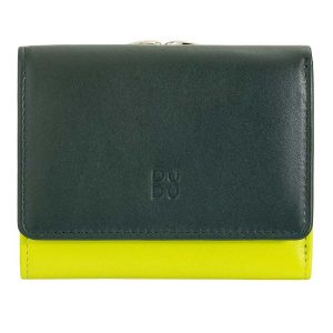portefeuille compact femme cuir