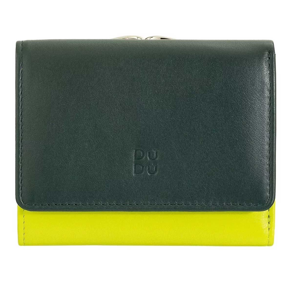 portefeuille compact femme cuir